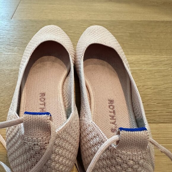 Rothy's Square Wrap Ballet Flats in Ballerina Pink - Sz. 8 - Picture 2 of 7